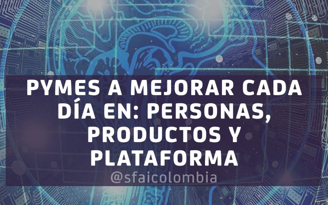 PYMES A MEJORAR CADA DÍA EN: PERSONAS, PRODUCTOS Y PLATAFORMA